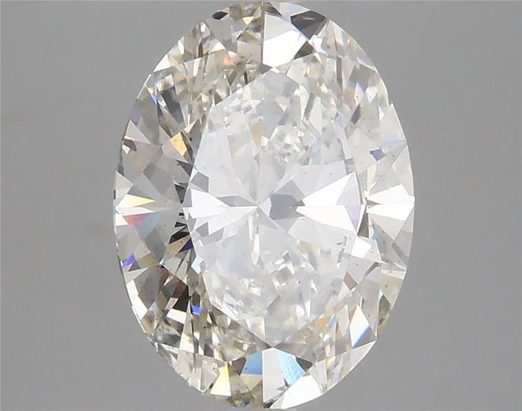 3.03ct I SI1 Rare Carat Ideal Cut Oval Lab Grown Diamond