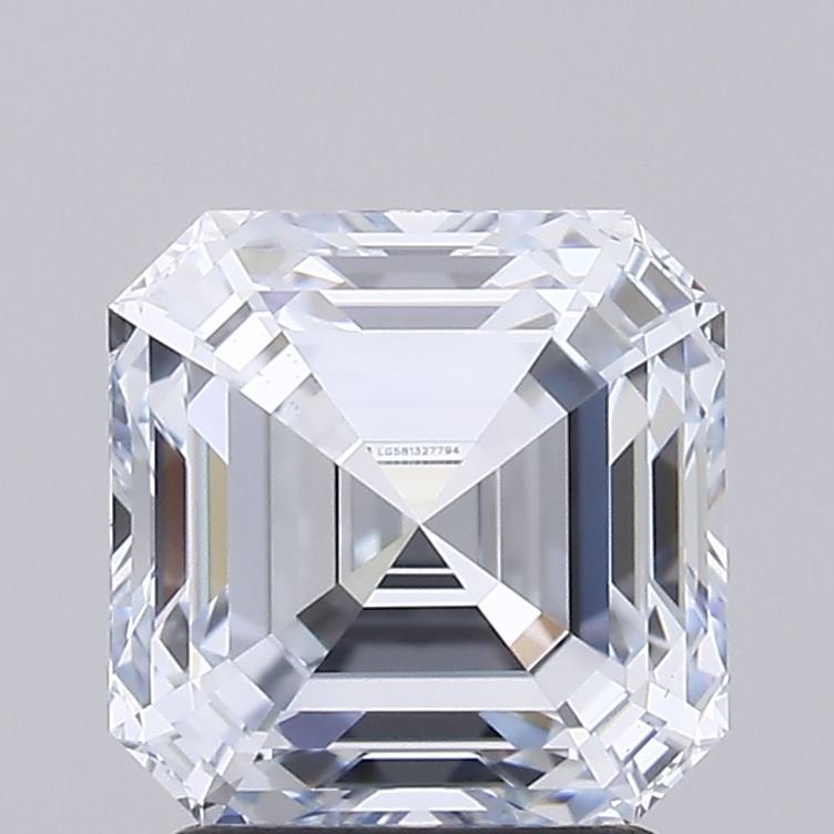 2.09ct H VS1 Rare Carat Ideal Cut Asscher Lab Grown Diamond