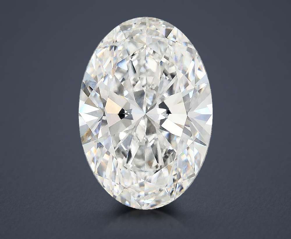 9.91 Carat Oval Lab Diamond