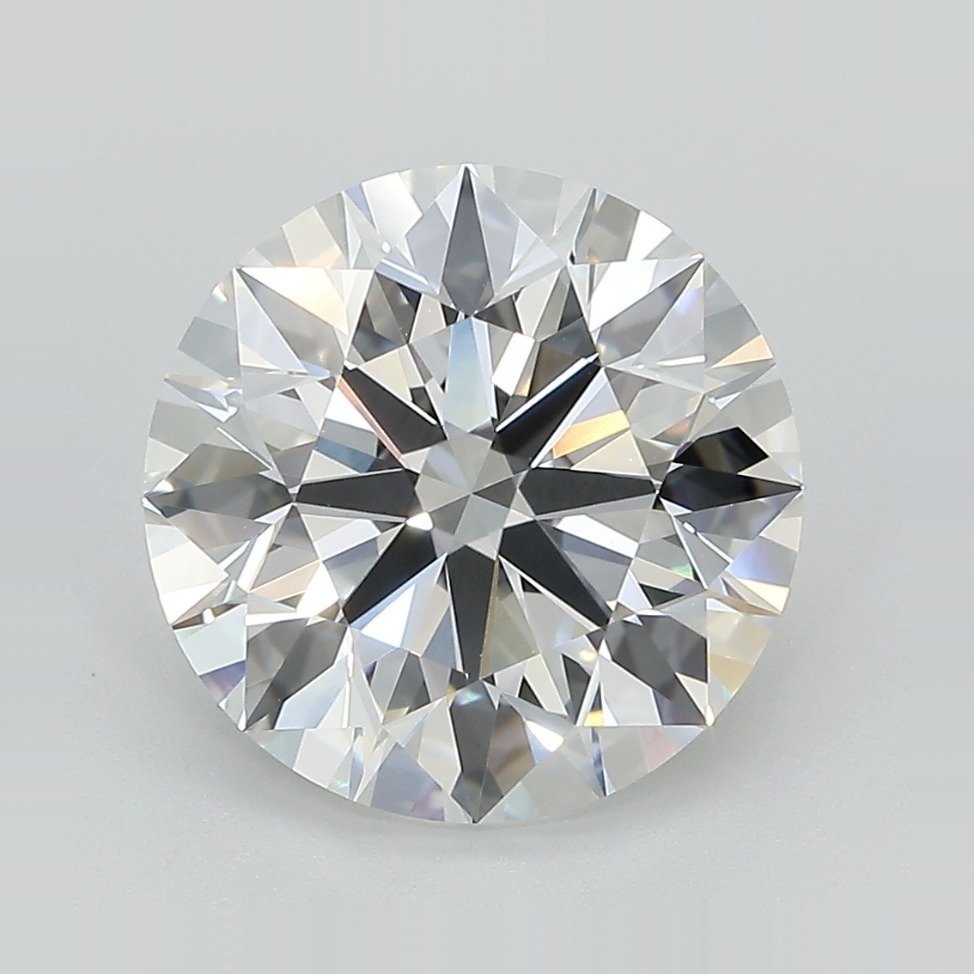 4.87ct E VVS2 Rare Carat Ideal Cut Round Lab Grown Diamond