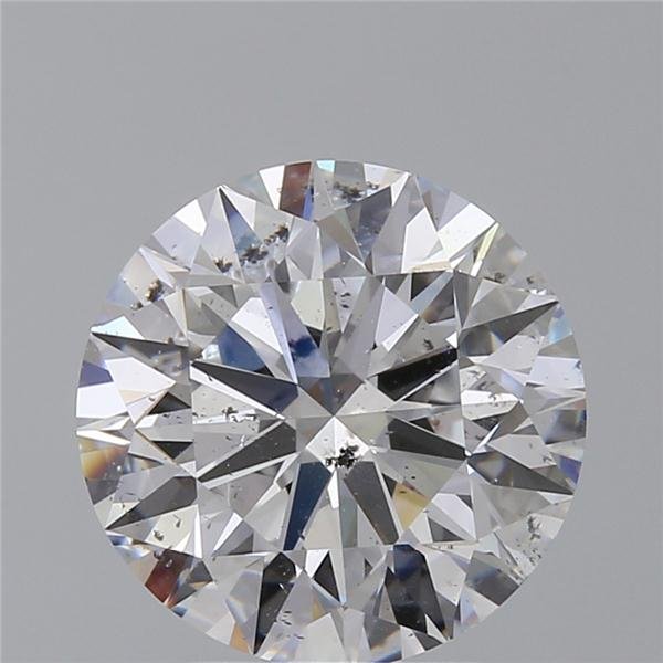 3.02ct D SI2 Rare Carat Ideal Cut Round Diamond