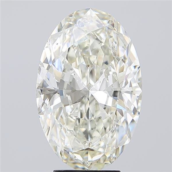 5.01ct K SI2 Rare Carat Ideal Cut Oval Diamond