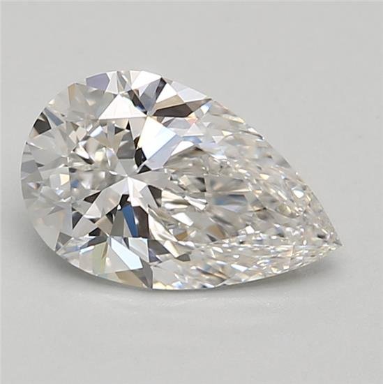1.04ct F IF Rare Carat Ideal Cut Pear Lab Grown Diamond