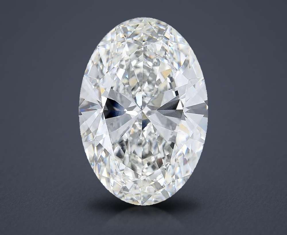 15.00 Carat Oval Lab Diamond