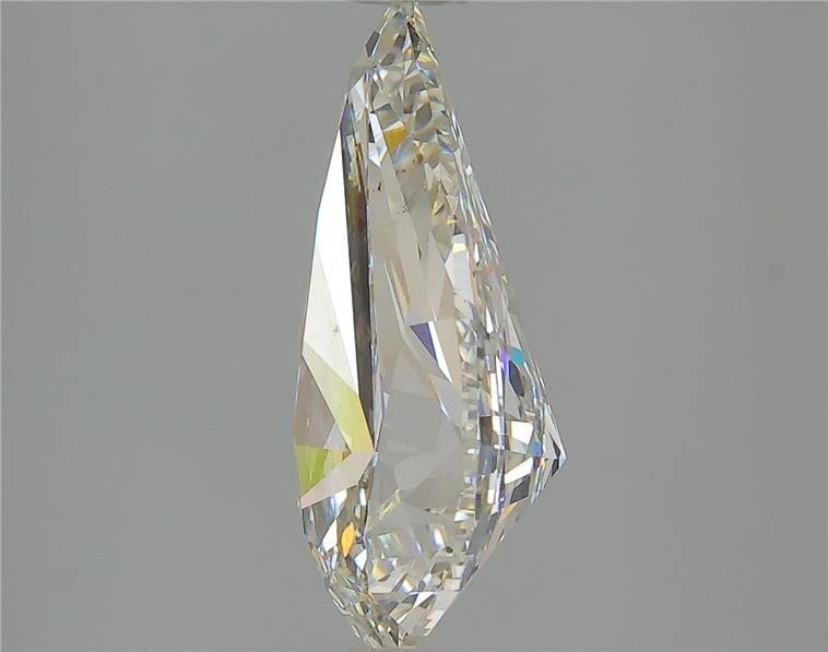 3.86ct H VS2 Rare Carat Ideal Cut Pear Lab Grown Diamond