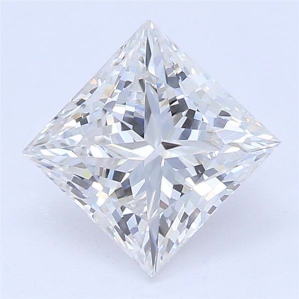 0.60ct F VS1 Rare Carat Ideal Cut Princess Lab Grown Diamond