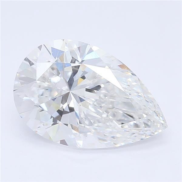 1.00ct D SI1 Very Good Cut Pear Lab Grown Diamond