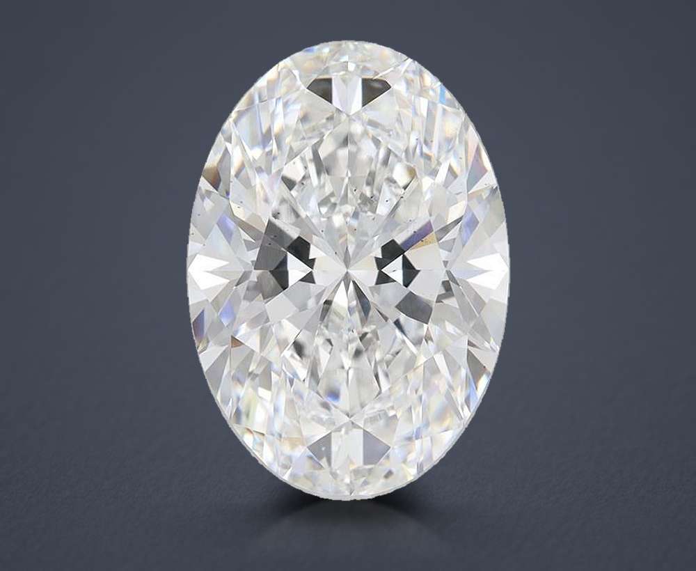 7.40 Carat Oval Lab Diamond