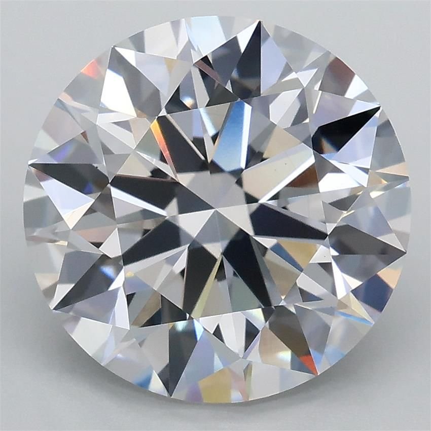 4.06ct E VVS2 Rare Carat Ideal Cut Round Lab Grown Diamond