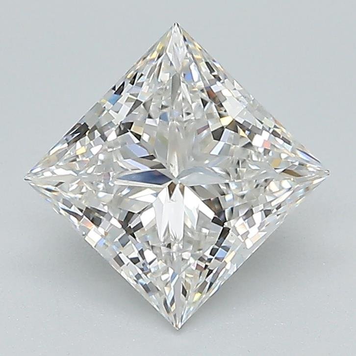 1.50ct F VS1 Rare Carat Ideal Cut Princess Lab Grown Diamond