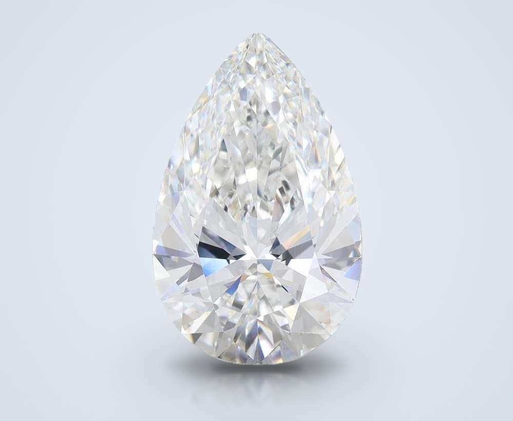 7.33 Carat Pear Lab Diamond