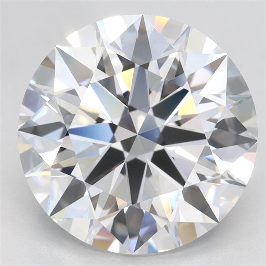3.93ct D VVS1 Rare Carat Ideal Cut Round Lab Grown Diamond