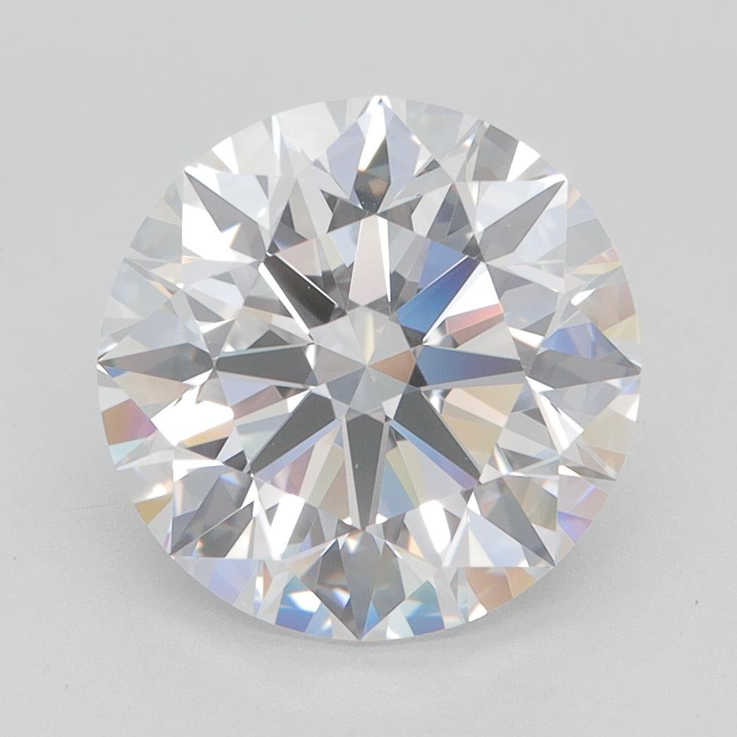 4.04ct D VVS2 Rare Carat Ideal Cut Round Lab Grown Diamond