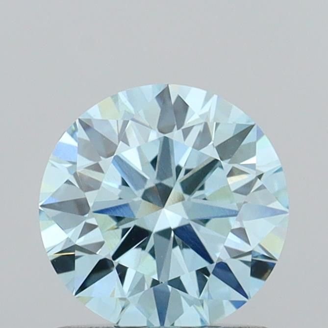 1.01 Ct. Fancy Vivid Blue Round Lab Diamond