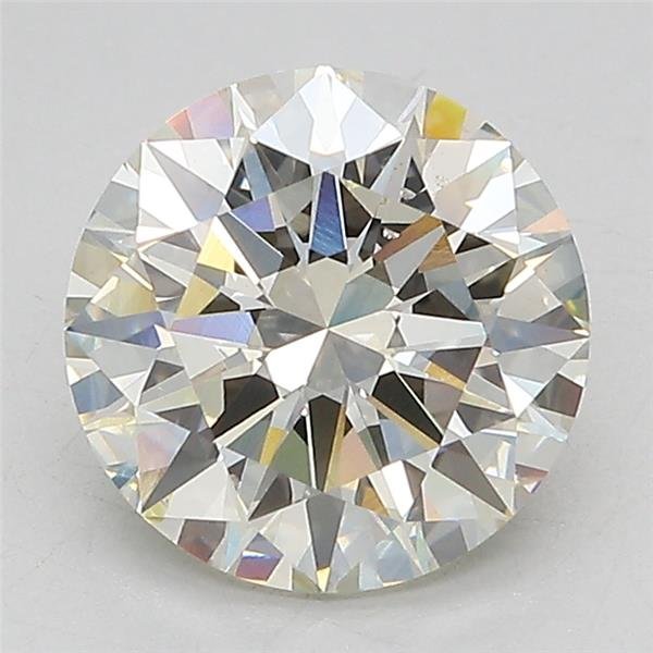 2.49ct J SI1 Excellent Cut Round Lab Grown Diamond