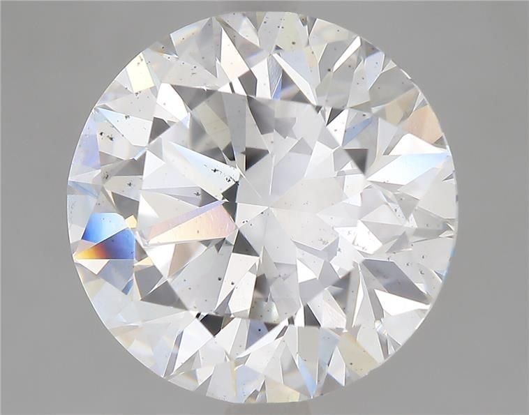 4.01ct F SI1 Excellent Cut Round Lab Grown Diamond