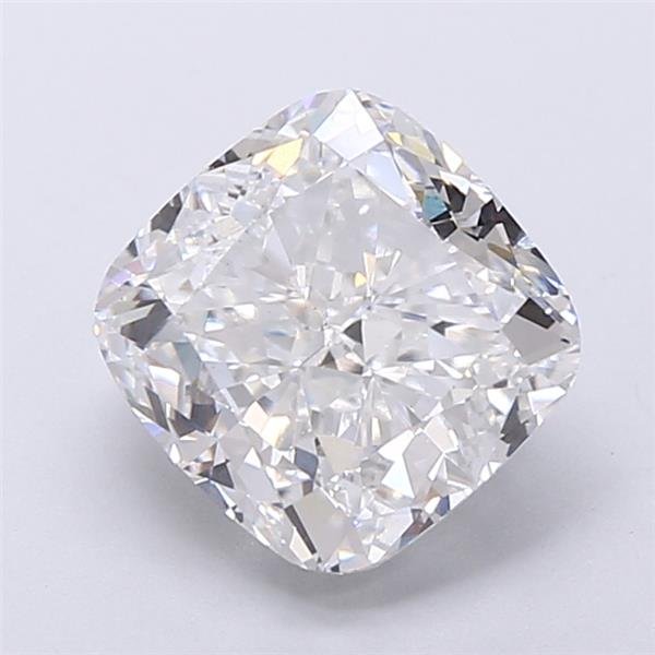 3.15ct E VVS2 Rare Carat Ideal Cut Cushion Lab Grown Diamond