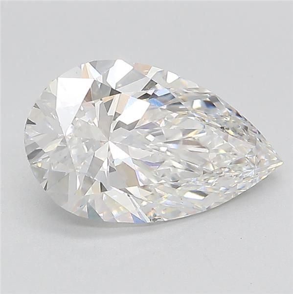 2.09ct D VS1 Rare Carat Ideal Cut Pear Lab Grown Diamond
