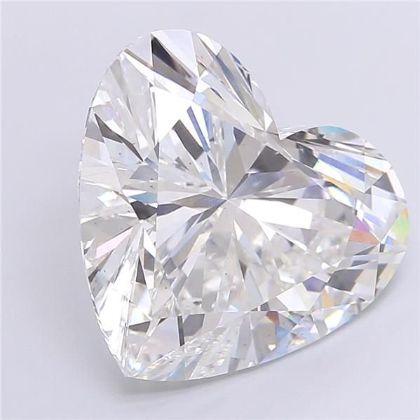 15.05ct F VS2 Rare Carat Ideal Cut Heart Lab Grown Diamond