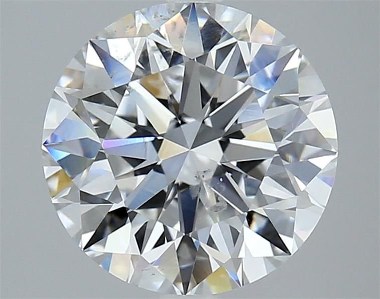 3.70ct E SI2 Rare Carat Ideal Cut Round Diamond