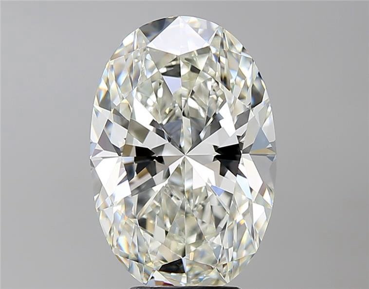 5.06ct J IF Rare Carat Ideal Cut Oval Diamond