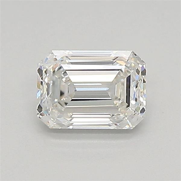 0.56ct F VVS2 Rare Carat Ideal Cut Emerald Lab Grown Diamond