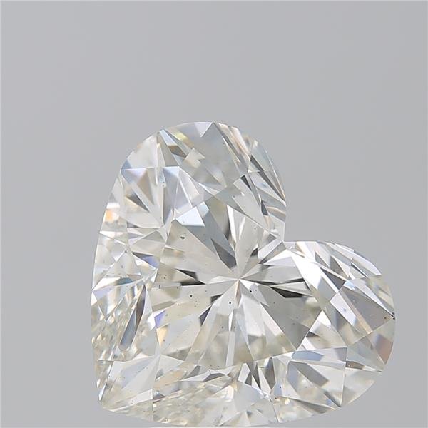 6.06ct H VS2 Rare Carat Ideal Cut Heart Lab Grown Diamond