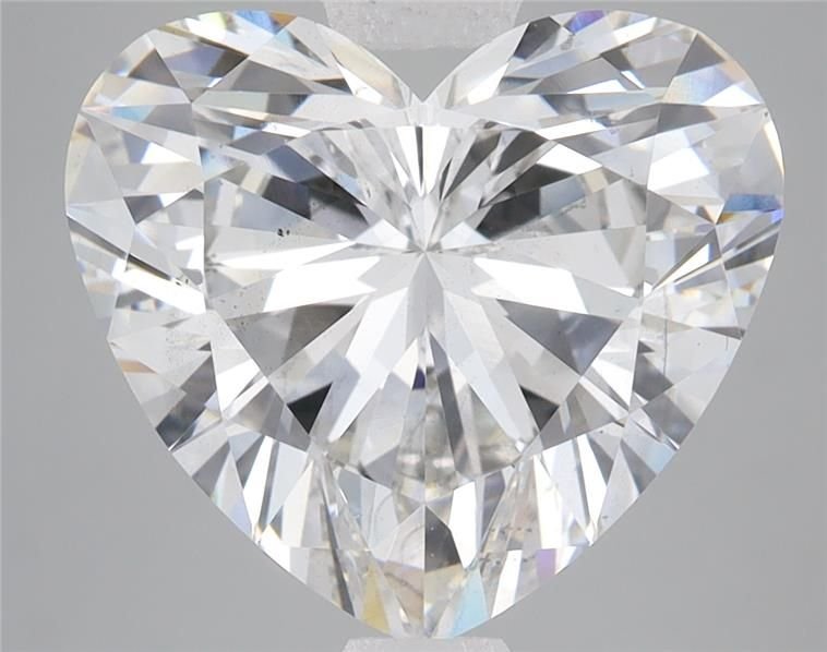 6.41ct F SI1 Excellent Cut Heart Lab Grown Diamond