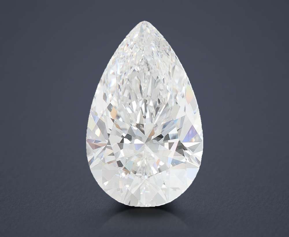 3.66 Carat Pear Lab Diamond