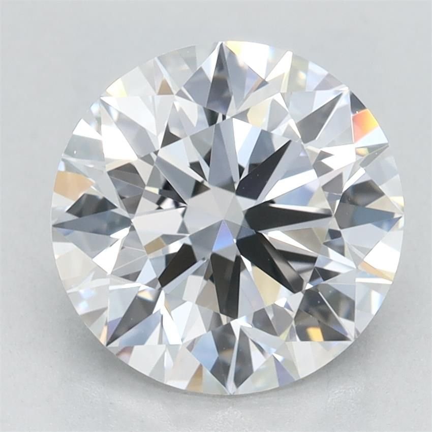 2.43ct D VVS1 Rare Carat Ideal Cut Round Lab Grown Diamond
