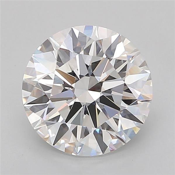 3.05ct E VVS2 Rare Carat Ideal Cut Round Lab Grown Diamond