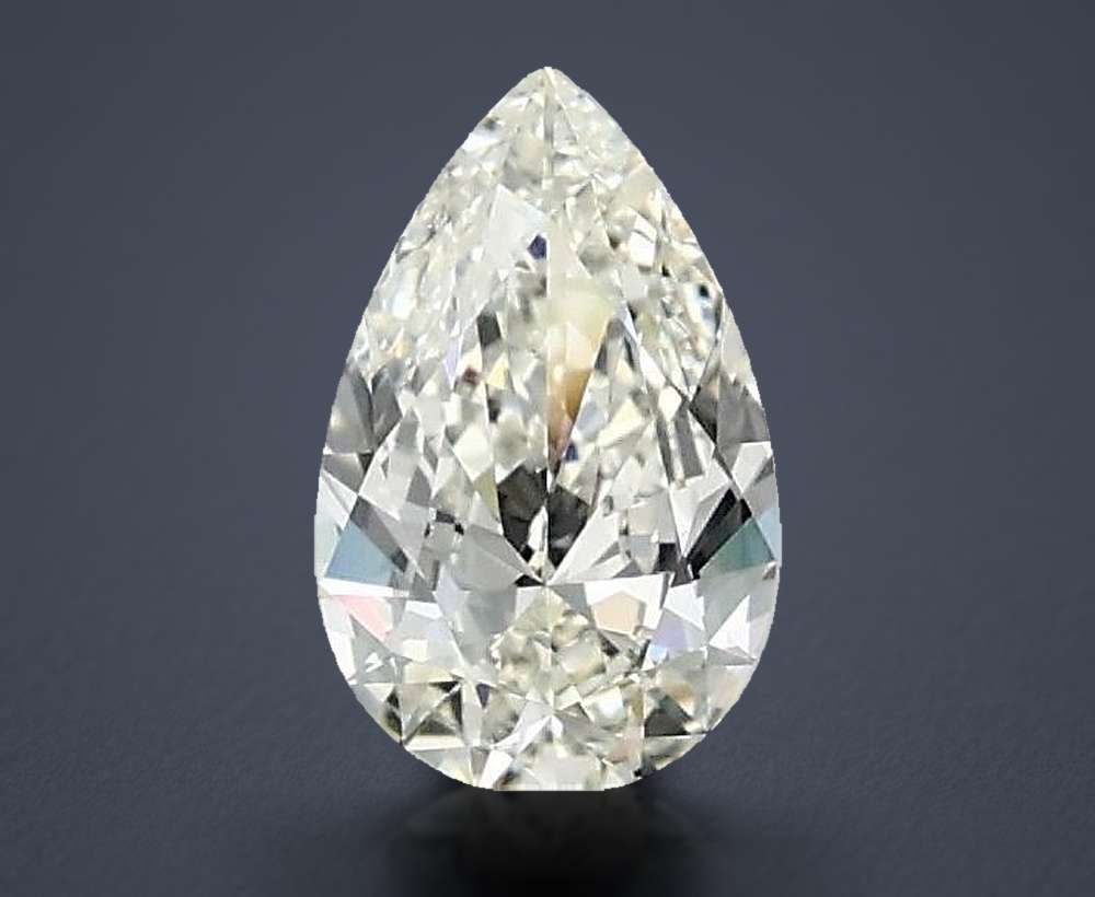 0.38 Carat Pear Natural Diamond