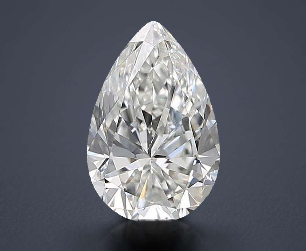 0.70 Carat Pear Natural Diamond