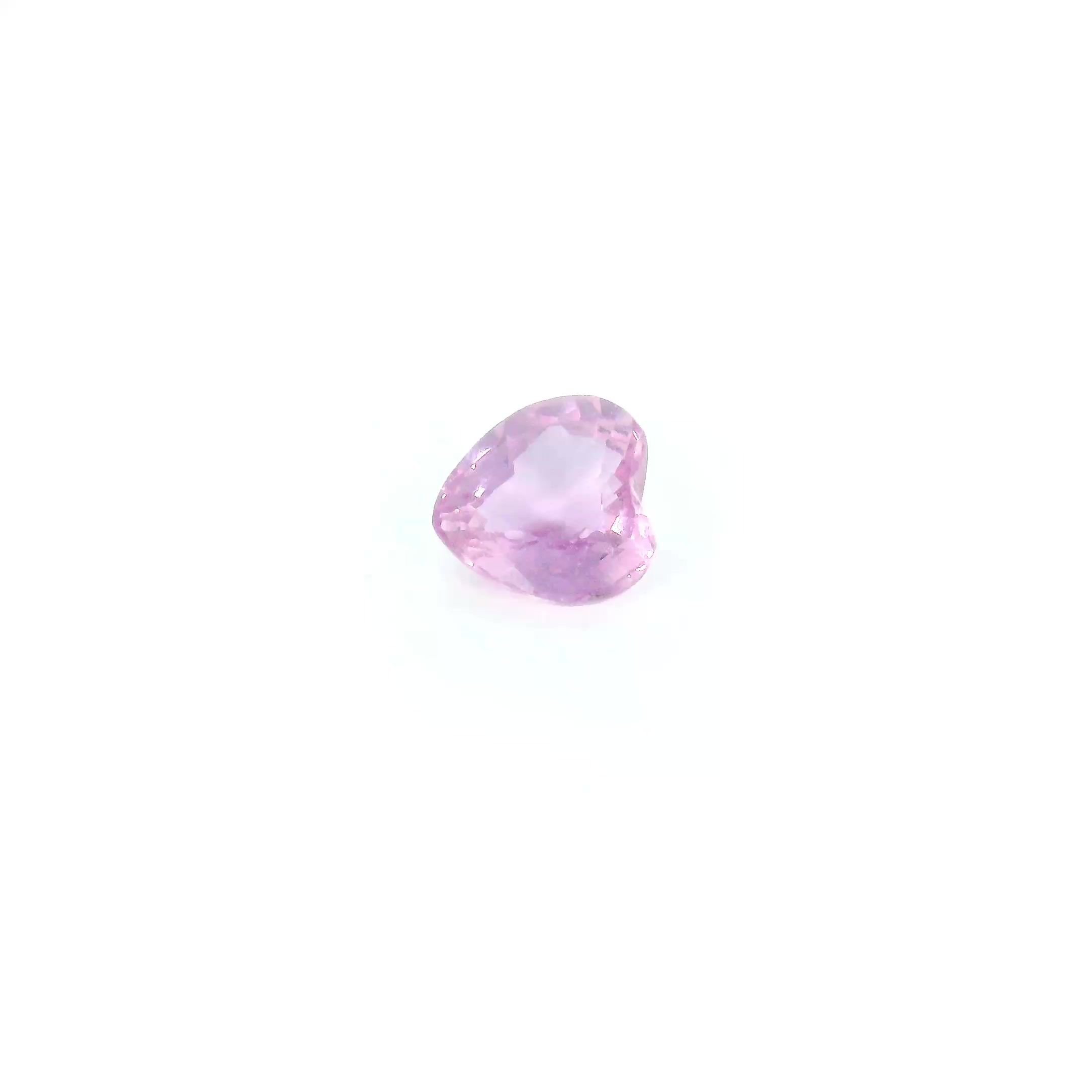 0.60 Carat Pink Heart Sapphire