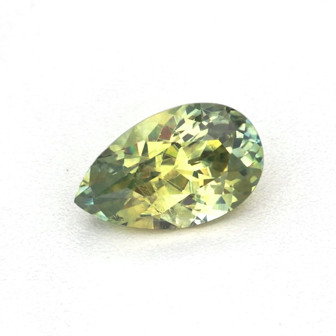 0.24 Carat Yellow Pear Sapphire