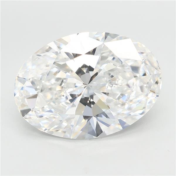 4.09ct E VVS2 Rare Carat Ideal Cut Oval Lab Grown Diamond