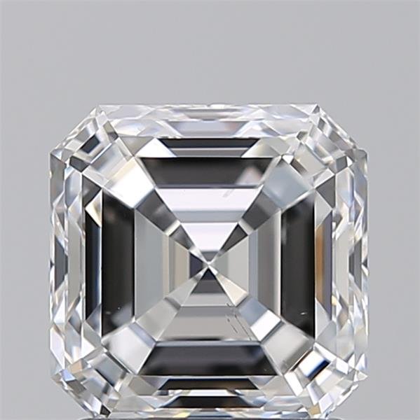 2.08ct D SI1 Very Good Cut Asscher Lab Grown Diamond