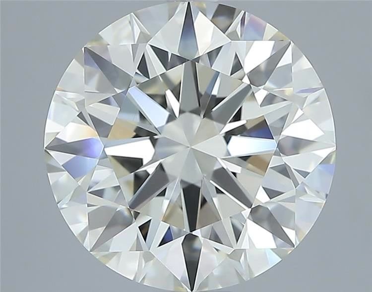 5.16ct K VVS1 Rare Carat Ideal Cut Round Diamond