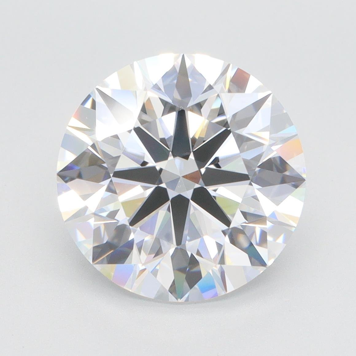 5.01ct D VVS2 Rare Carat Ideal Cut Round Lab Grown Diamond