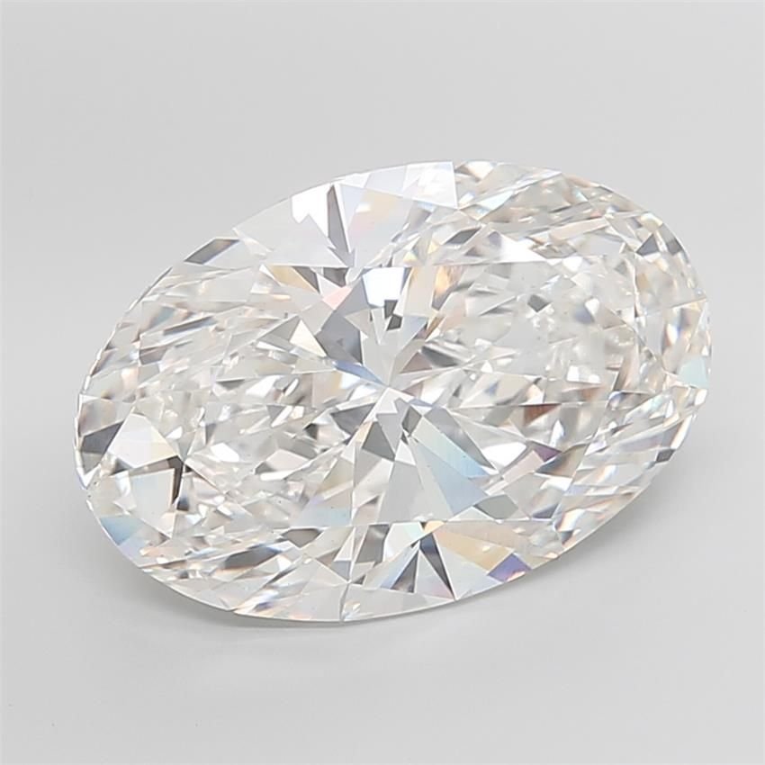20.10ct F VS1 Rare Carat Ideal Cut Oval Lab Grown Diamond