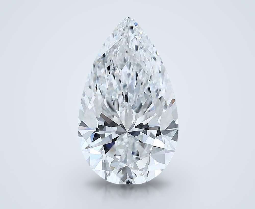 2.00 Carat Pear Lab Diamond