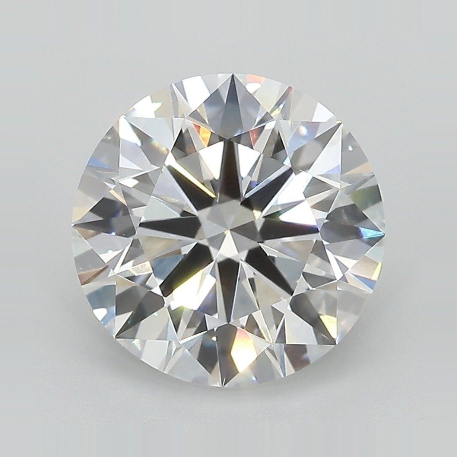 4.07ct E VVS2 Rare Carat Ideal Cut Round Lab Grown Diamond