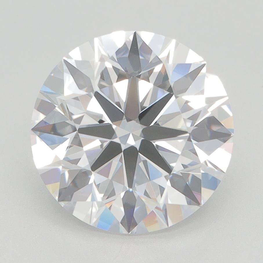 3.01ct E VVS2 Rare Carat Ideal Cut Round Lab Grown Diamond