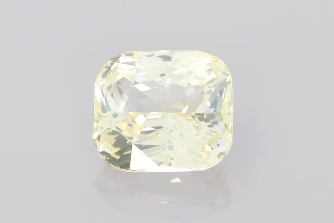 10.14 Carat Yellow Cushion Sapphire