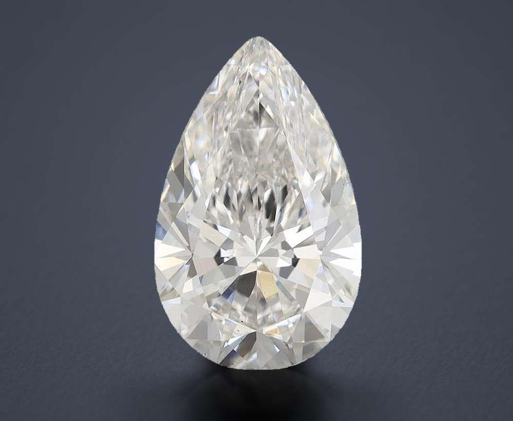 5.70 Carat Pear Lab Diamond