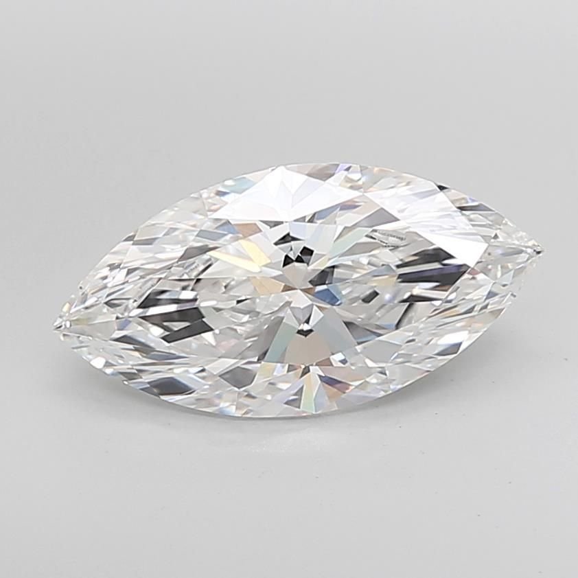 5.04ct E VVS2 Rare Carat Ideal Cut Marquise Lab Grown Diamond