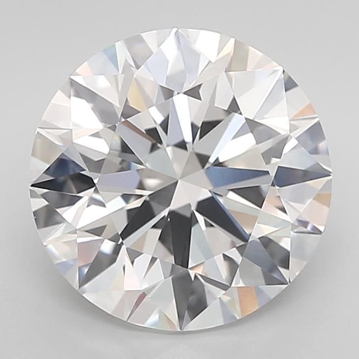 4.04ct D VVS2 Rare Carat Ideal Cut Round Lab Grown Diamond