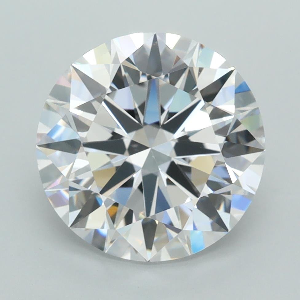 4.01ct D FL Rare Carat Ideal Cut Round Lab Grown Diamond
