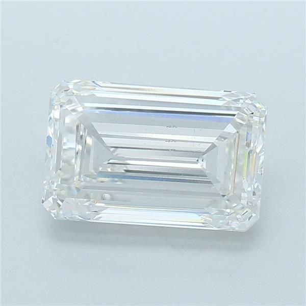 7.01ct F VS1 Very Good Cut Emerald Lab Grown Diamond