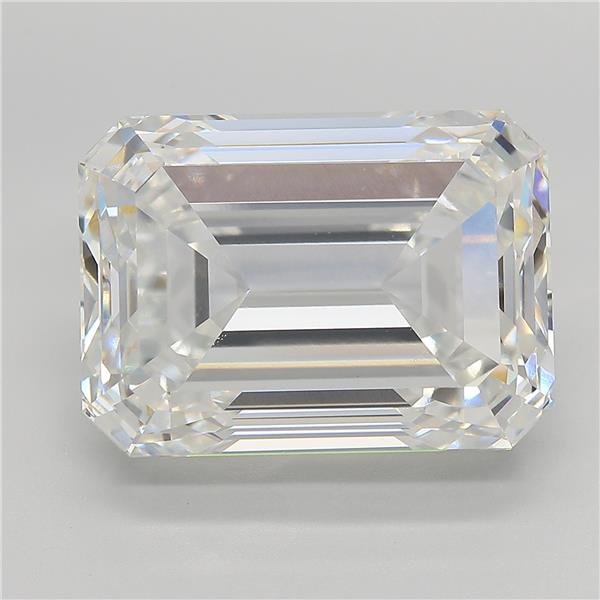 15.16ct G VVS2 Excellent Cut Emerald Lab Grown Diamond